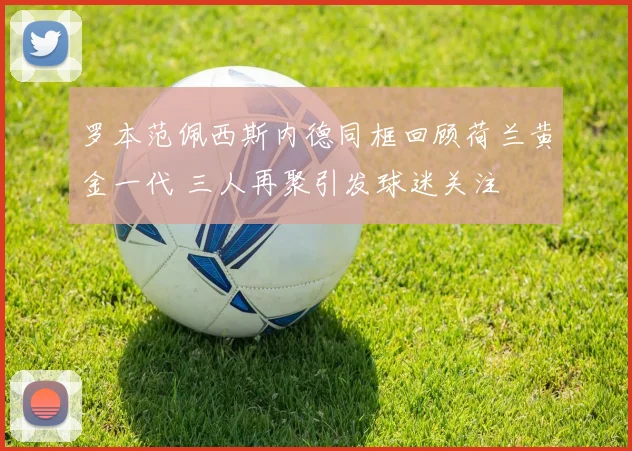 罗本范佩西斯内德同框回顾荷兰黄金一代 三人再聚引发球迷关注