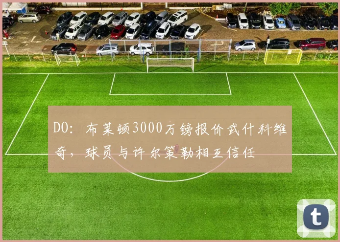 DO：布莱顿3000万镑报价武什科维奇，球员与许尔策勒相互信任